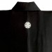 KIMONO HOMME FORMEL NOIR EN SOIE 007-43 (LL)